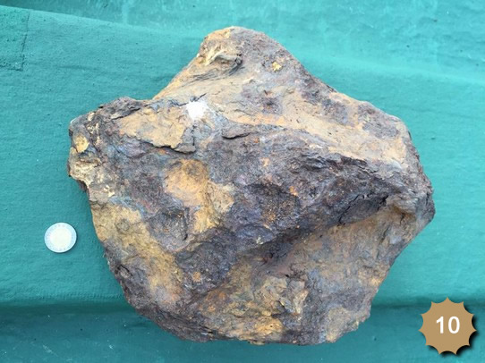 Meteoritos por unidad