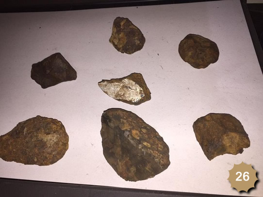 Meteoritos por unidad