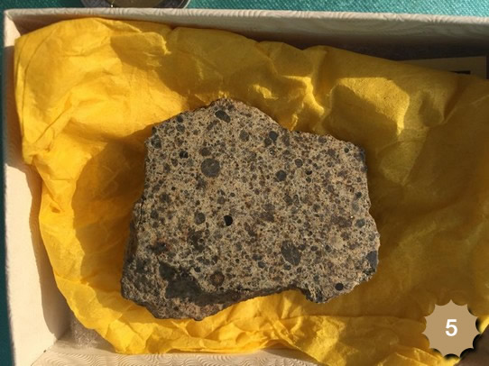 Meteoritos por unidad